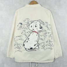 画像1: 90's Disney 101 DALMATIANS キャラクタープリントナイロンコーチジャケット size160  (1)