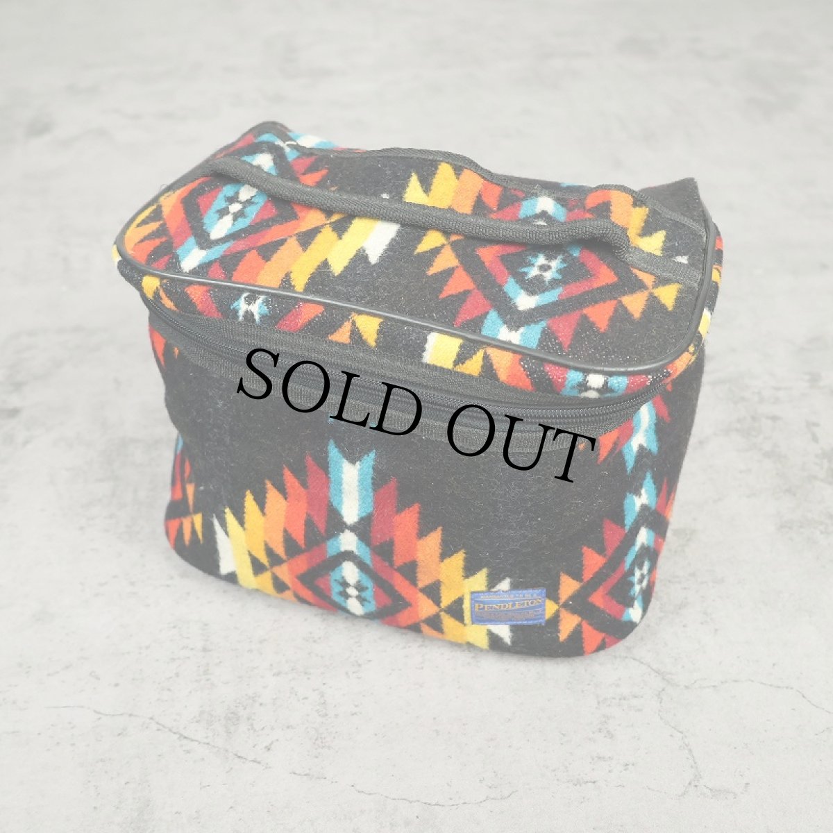 画像1: PENDLETON ネイティブ柄 ウールランチバッグ (1)