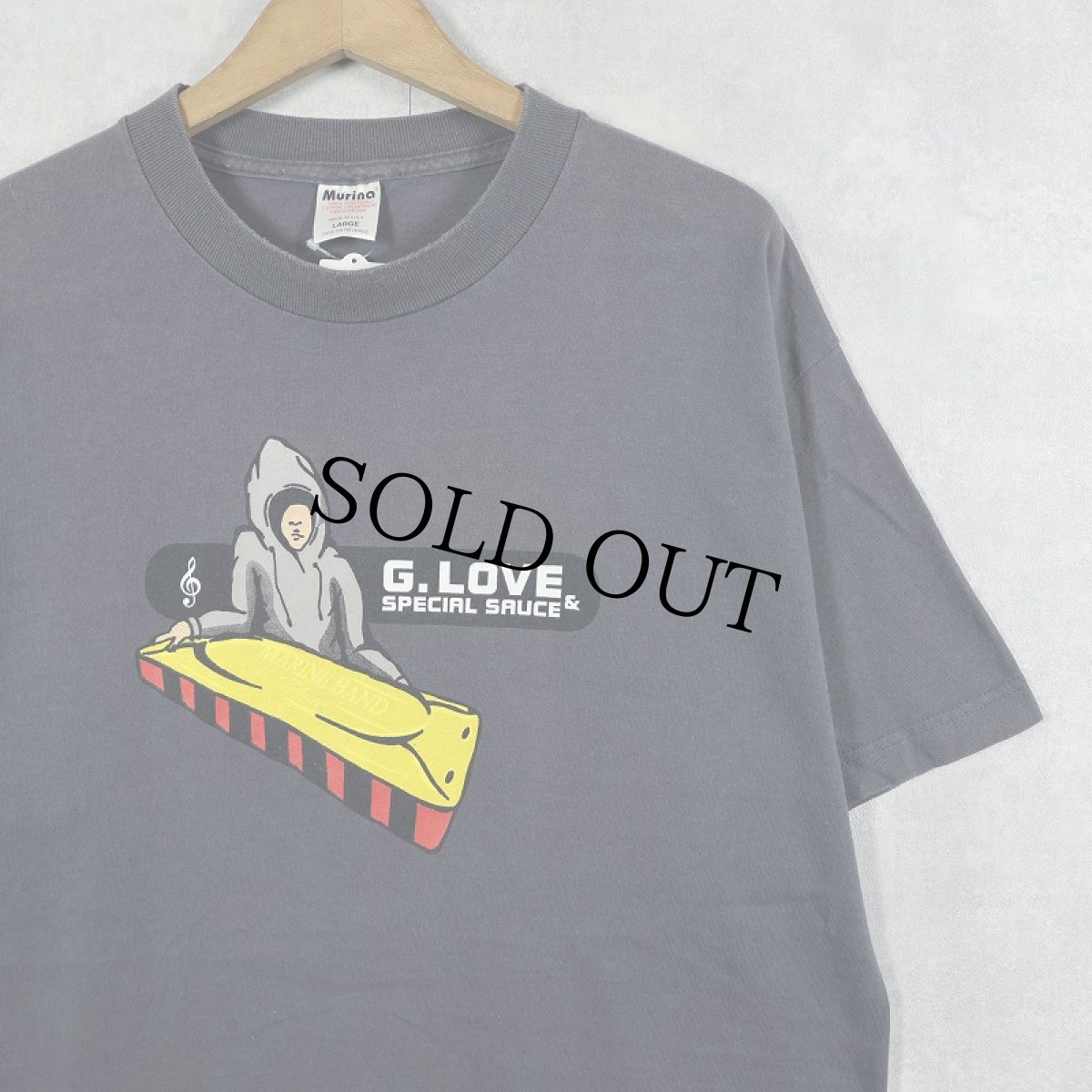 画像1: 90's G. Love & Special Sauce USA製 オルタナティヴヒップホップバンドTシャツ L (1)