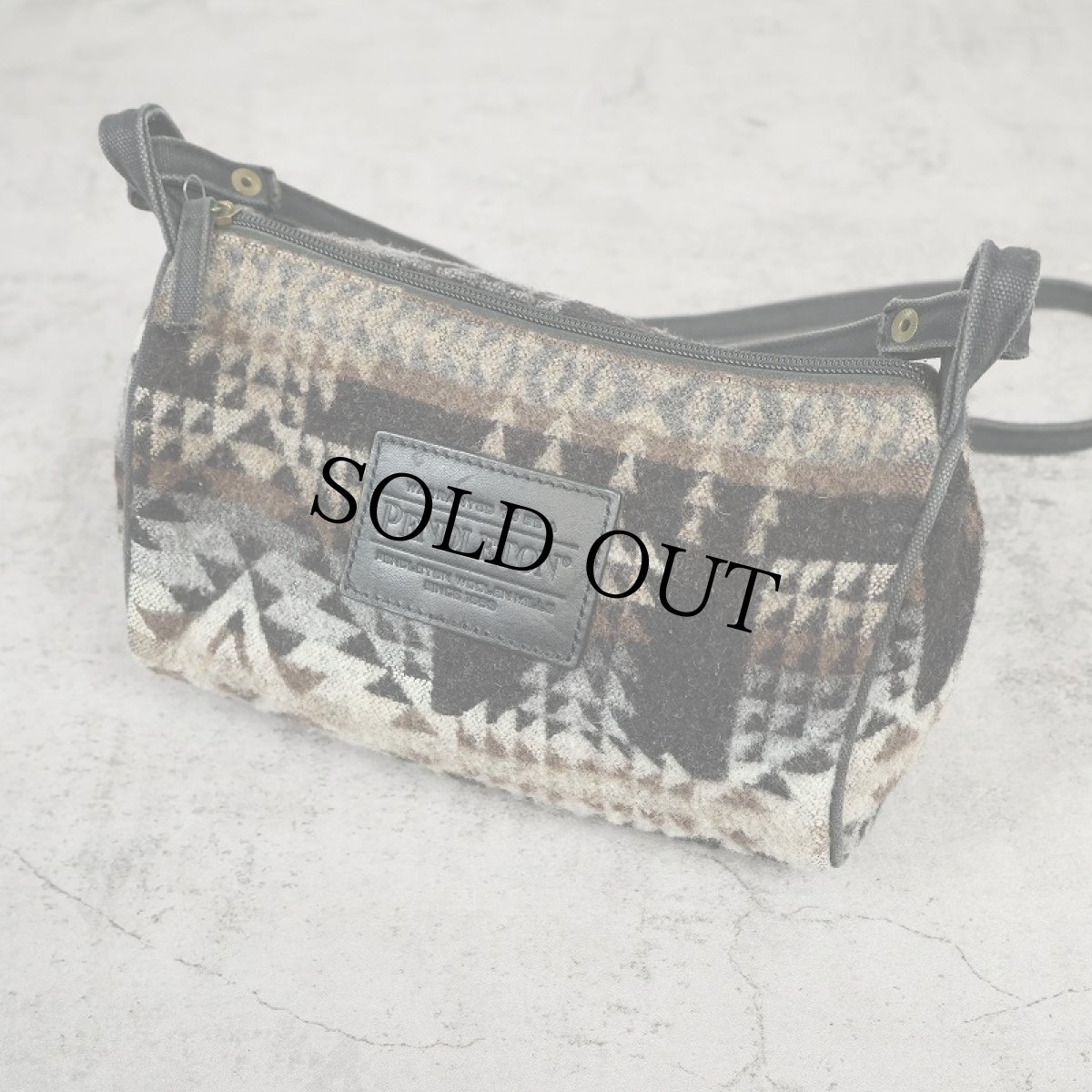 画像2: PENDLETON ネイティブ柄 ウールショルダーバッグ (2)