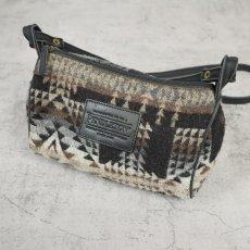 画像2: PENDLETON ネイティブ柄 ウールショルダーバッグ (2)