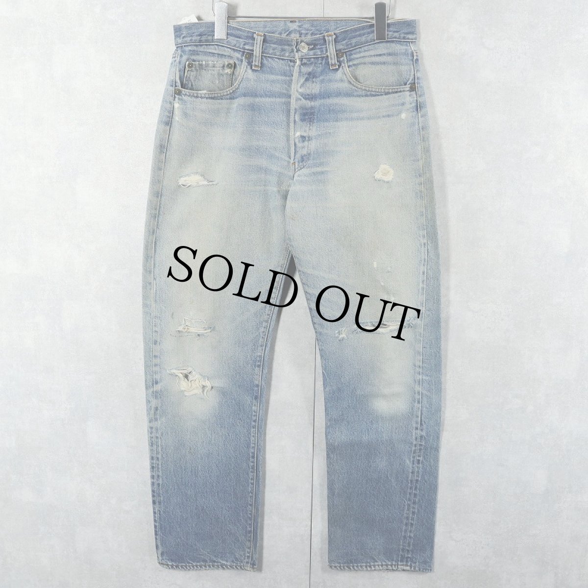 画像1: 70's Levi's 501 66前期 デニムパンツ W33 (1)