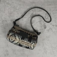 画像1: PENDLETON ネイティブ柄 ウールショルダーバッグ (1)