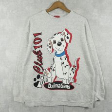 画像1: 90's Disney 101 DALMATIANS キャラクタープリントスウェット  (1)