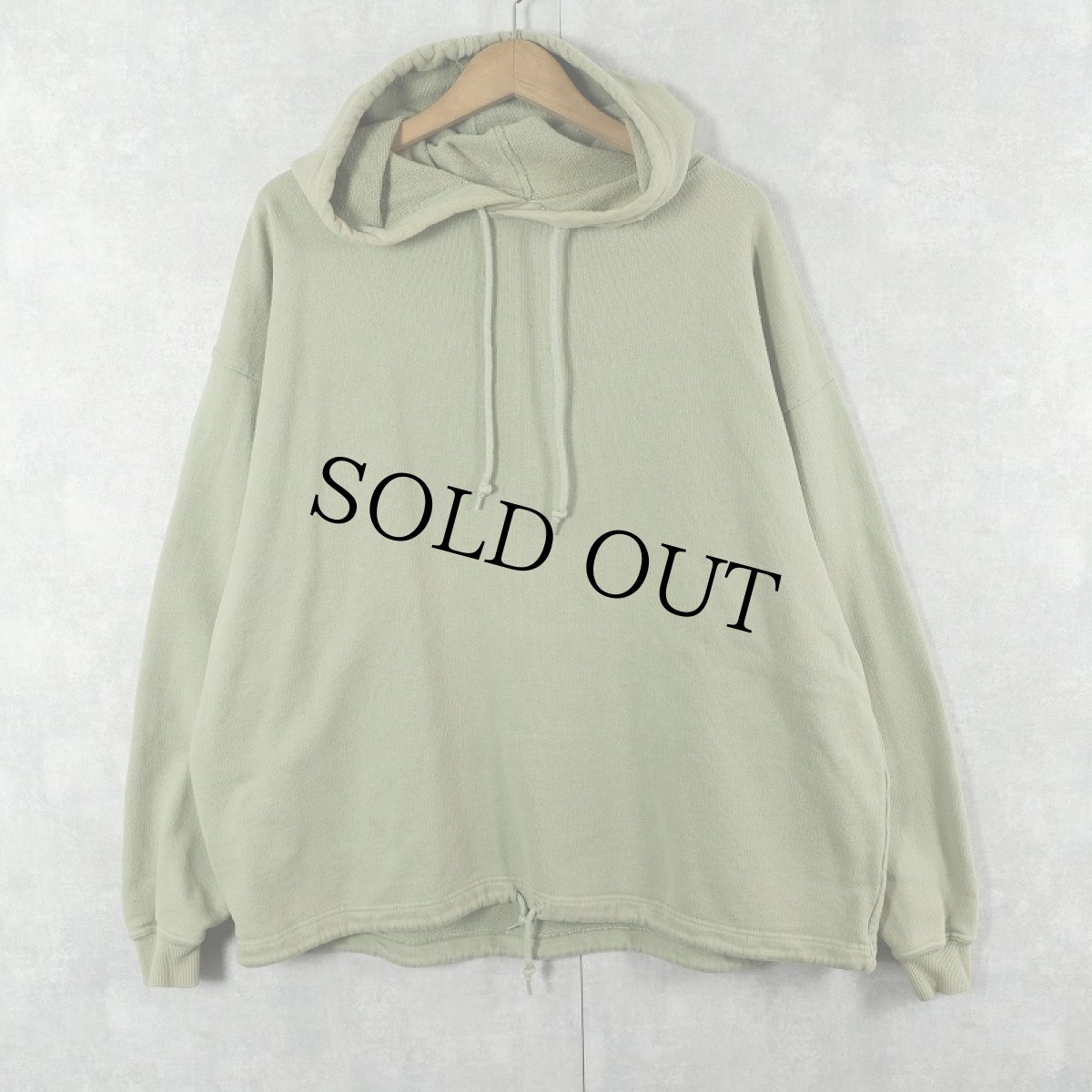 画像1: 90's GAP 無地スウェットフーディー S (1)