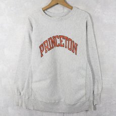 画像1: 80'〜90s Champion REVERSE WEAVE USA製 トリコタグ "PRINCETON" プリントスウェット L (1)