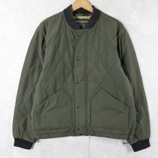 画像1: FILSON コットンナイロン キルティングジャケット M (1)