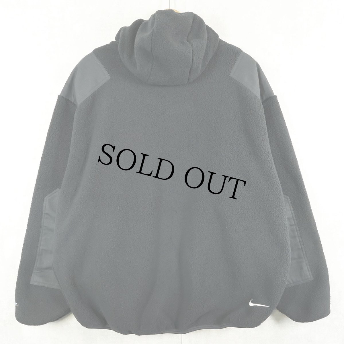 画像2: 90〜2000's NIKE ACG USA製 "NINJA" フリースプルオーバージャケット BLACK M (2)