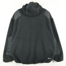 画像2: 90〜2000's NIKE ACG USA製 "NINJA" フリースプルオーバージャケット BLACK M (2)