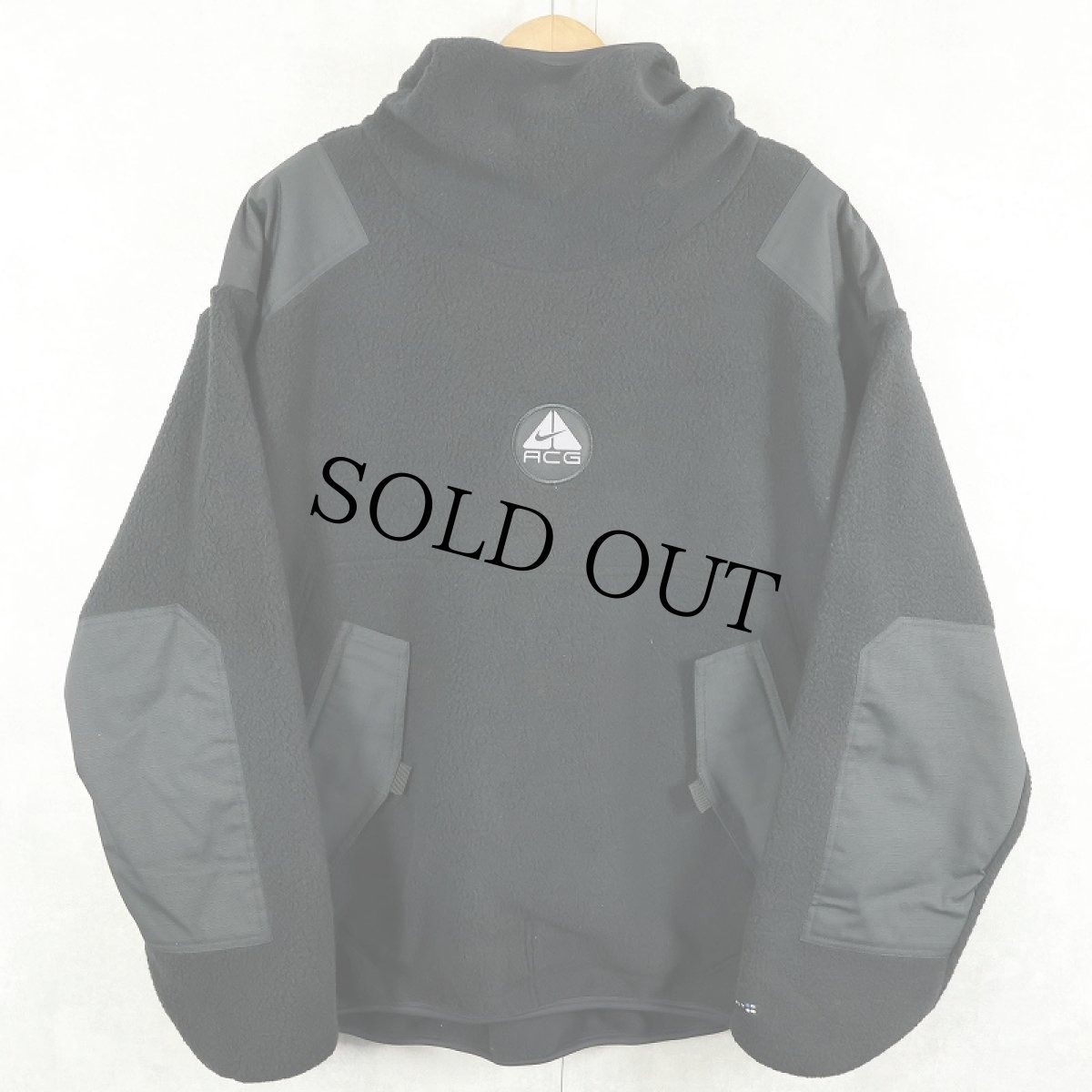 画像1: 90〜2000's NIKE ACG USA製 "NINJA" フリースプルオーバージャケット BLACK M (1)