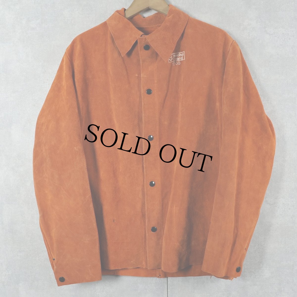 画像1: "anchor brand" ウェルダーズ スエードジャケット (1)