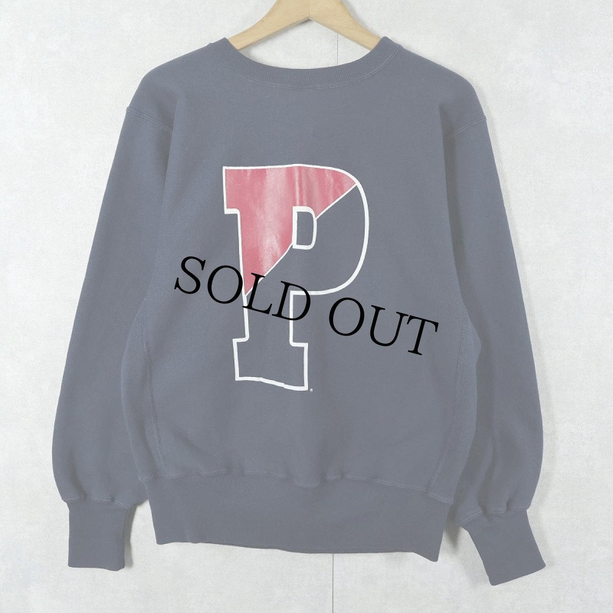 画像1: 90's Champion REVERSE WEAVE "PENNSYLVANIA" バックプリントスウェット NAVY M (1)