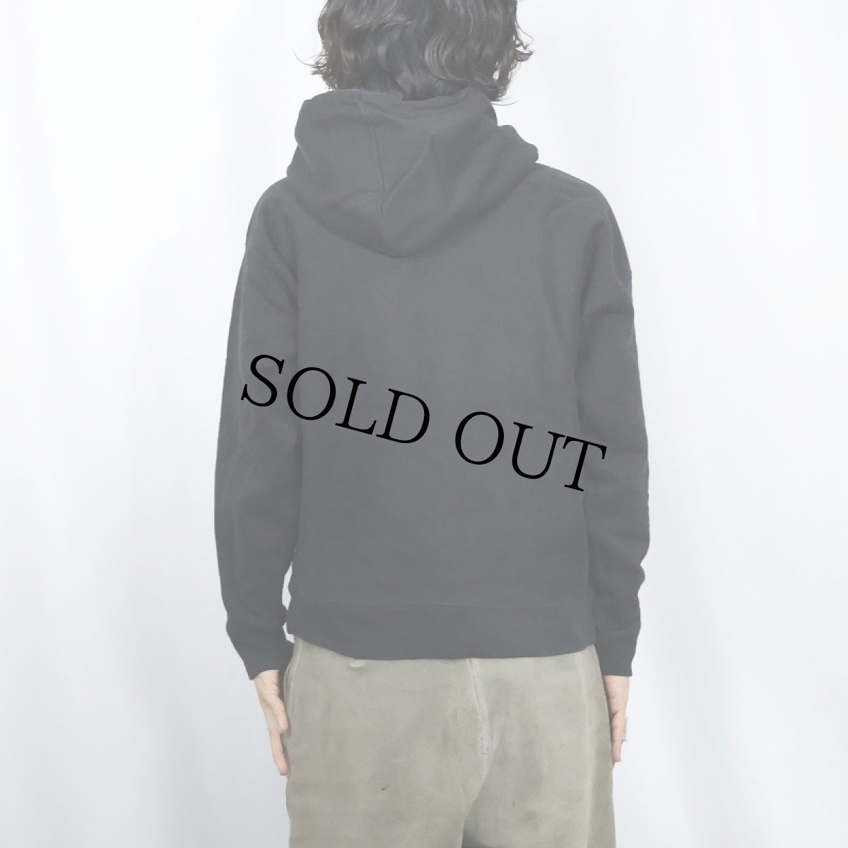 画像3: Champion REVERSE WEAVE 目付き スウェットフーディー BLACK L (3)