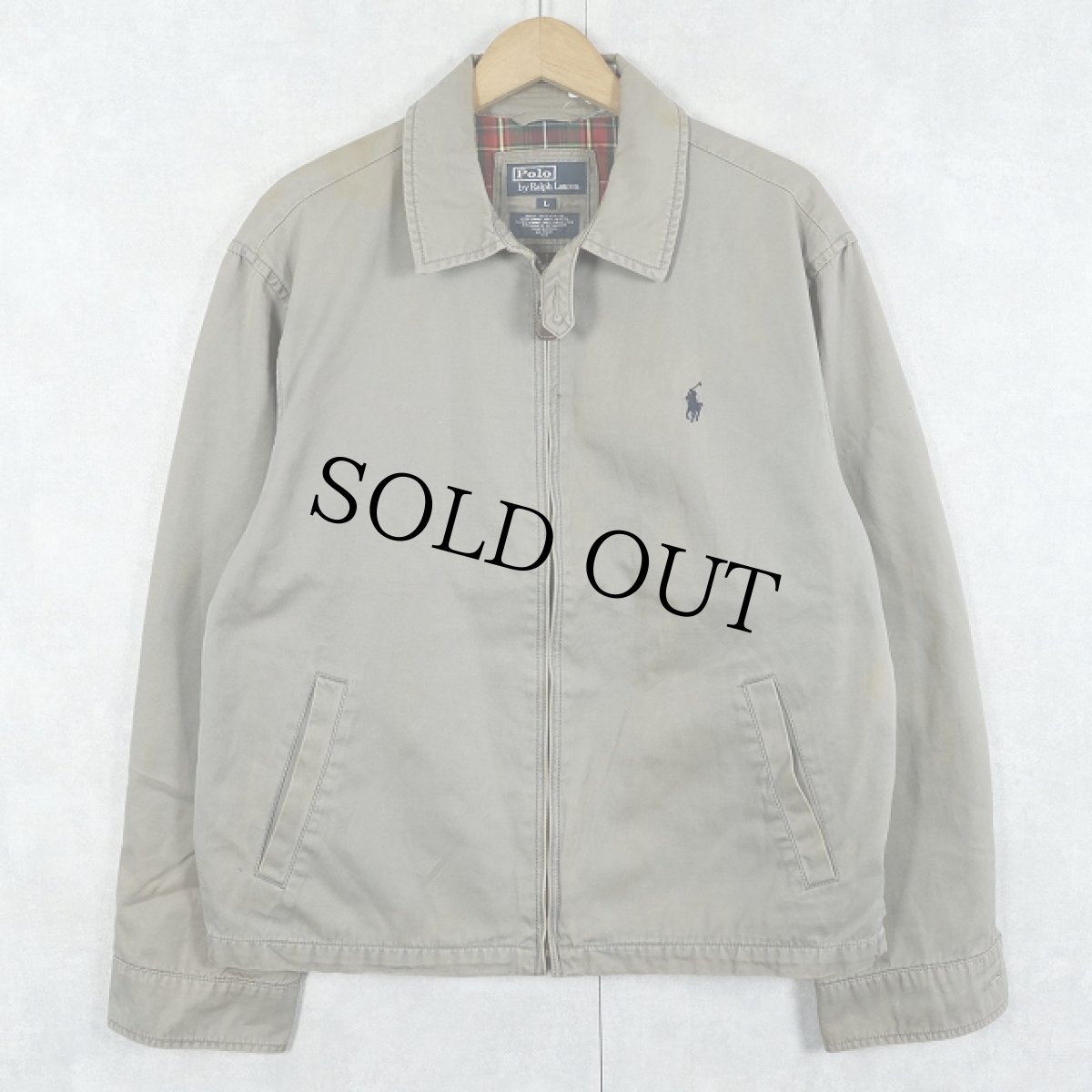 画像1: POLO Ralph Lauren ロゴ刺繍 コットンスイングトップ L (1)