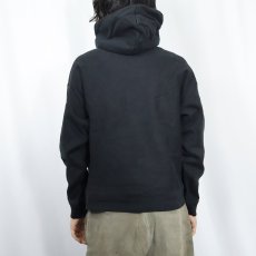 画像3: Champion REVERSE WEAVE 目付き スウェットフーディー BLACK XL (3)