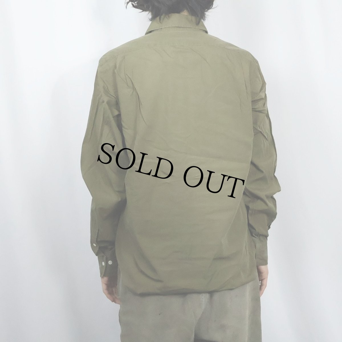 画像3: POLO Ralph Lauren "PHILIP" ポニー無し コットンシャツ SIZE15 34/35 (3)