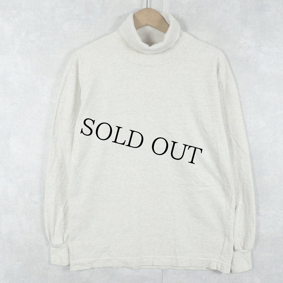 画像1: 80's BANANA REPUBLIC ITALY製 タートルネックロン S (1)