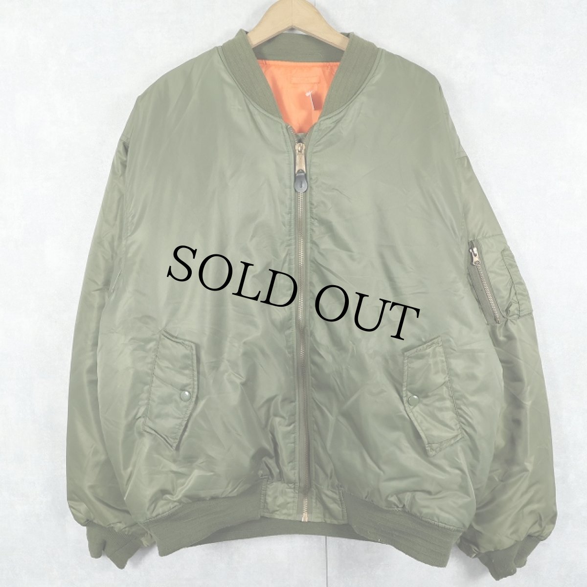 画像1: delta Force "MA-1 TYPE" フライトジャケット 4XL (1)