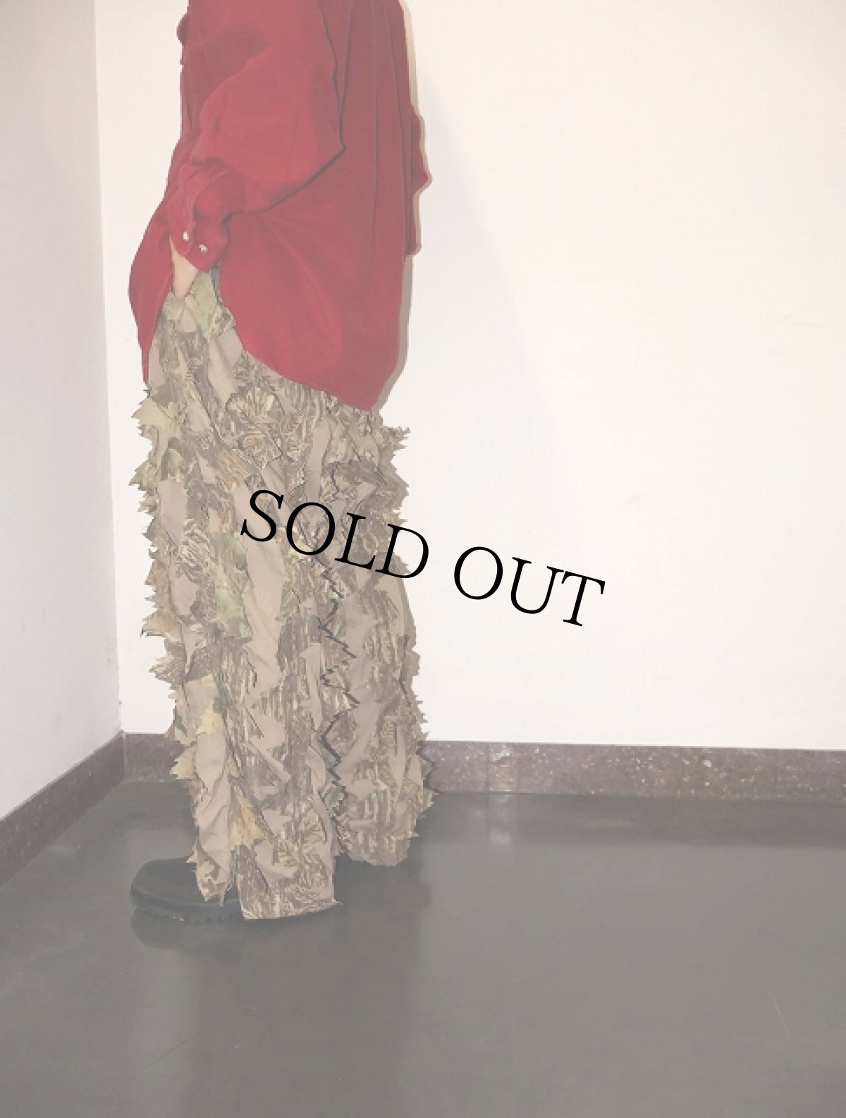 画像2: Cabela's リアルツリーカモ柄 3Dギリーパンツ L (2)