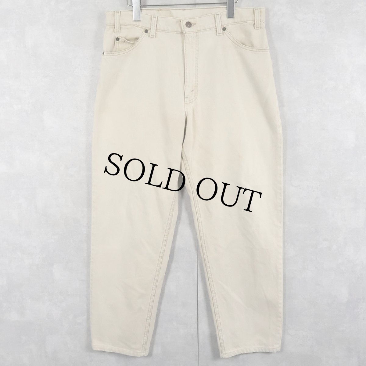 画像2: 90's Levi's 550 USA製 カラーデニムパンツ W35 (2)