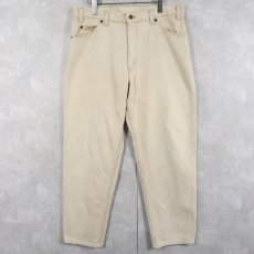 画像2: 90's Levi's 550 USA製 カラーデニムパンツ W35 (2)