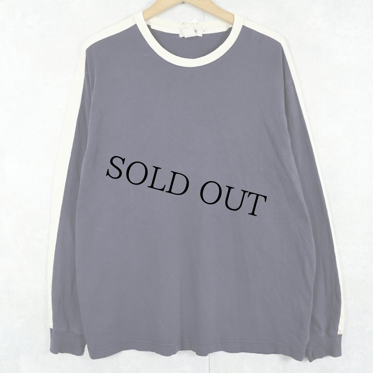 画像1: J.CREW サイドラインロンT NAVY M (1)