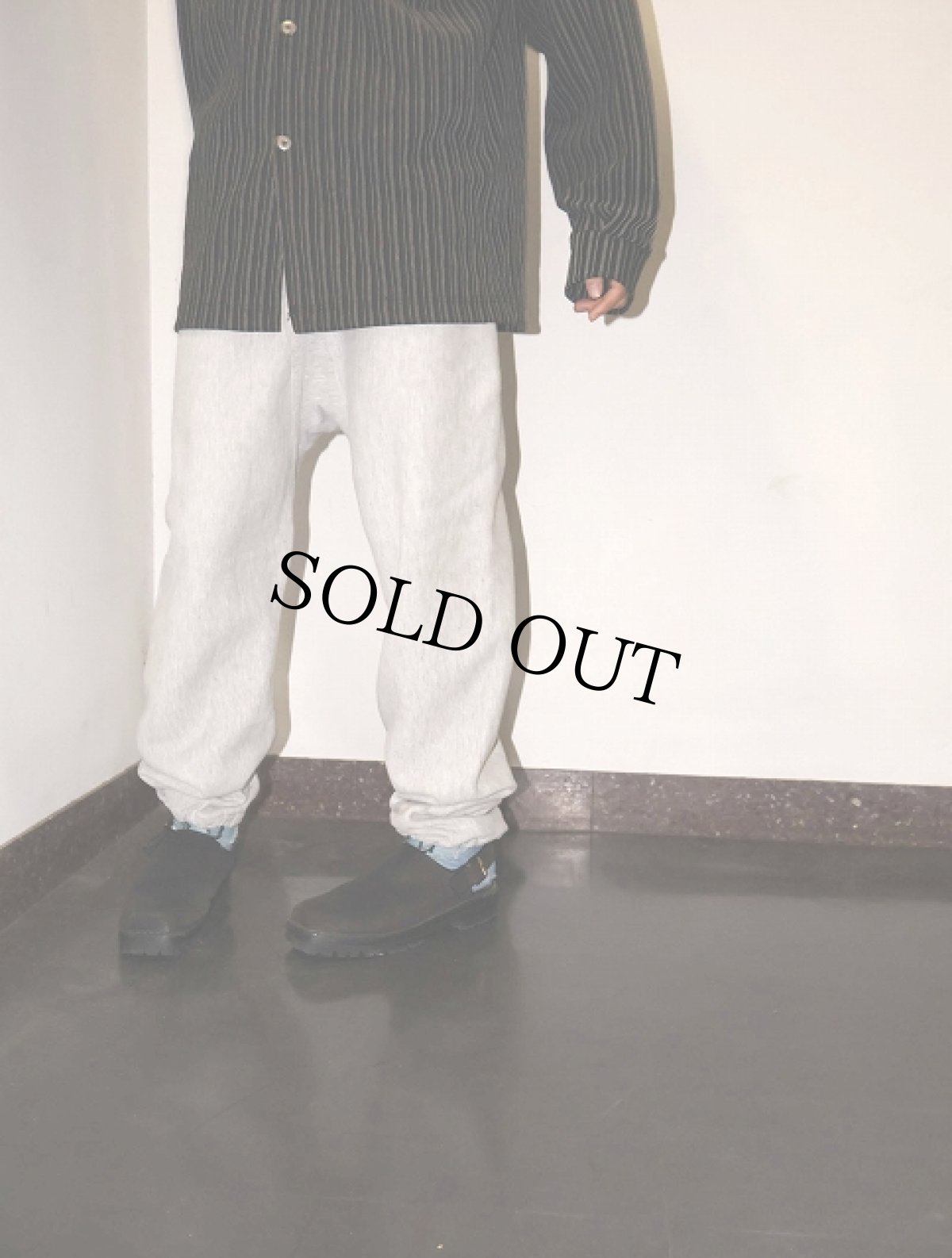 画像1: 70's Champion REVERSE WEAVE USA製 単色タグ 目無しスウェットパンツ XL (1)