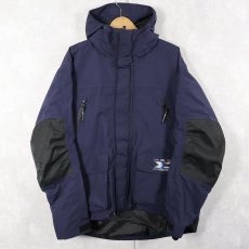 画像1: H2O EXPRESS ナイロンマウンテンパーカー NAVY L (1)
