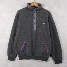 画像1: 80〜90's berghaus UK製 POLARTEC プルオーバーフリースジャケット M (1)