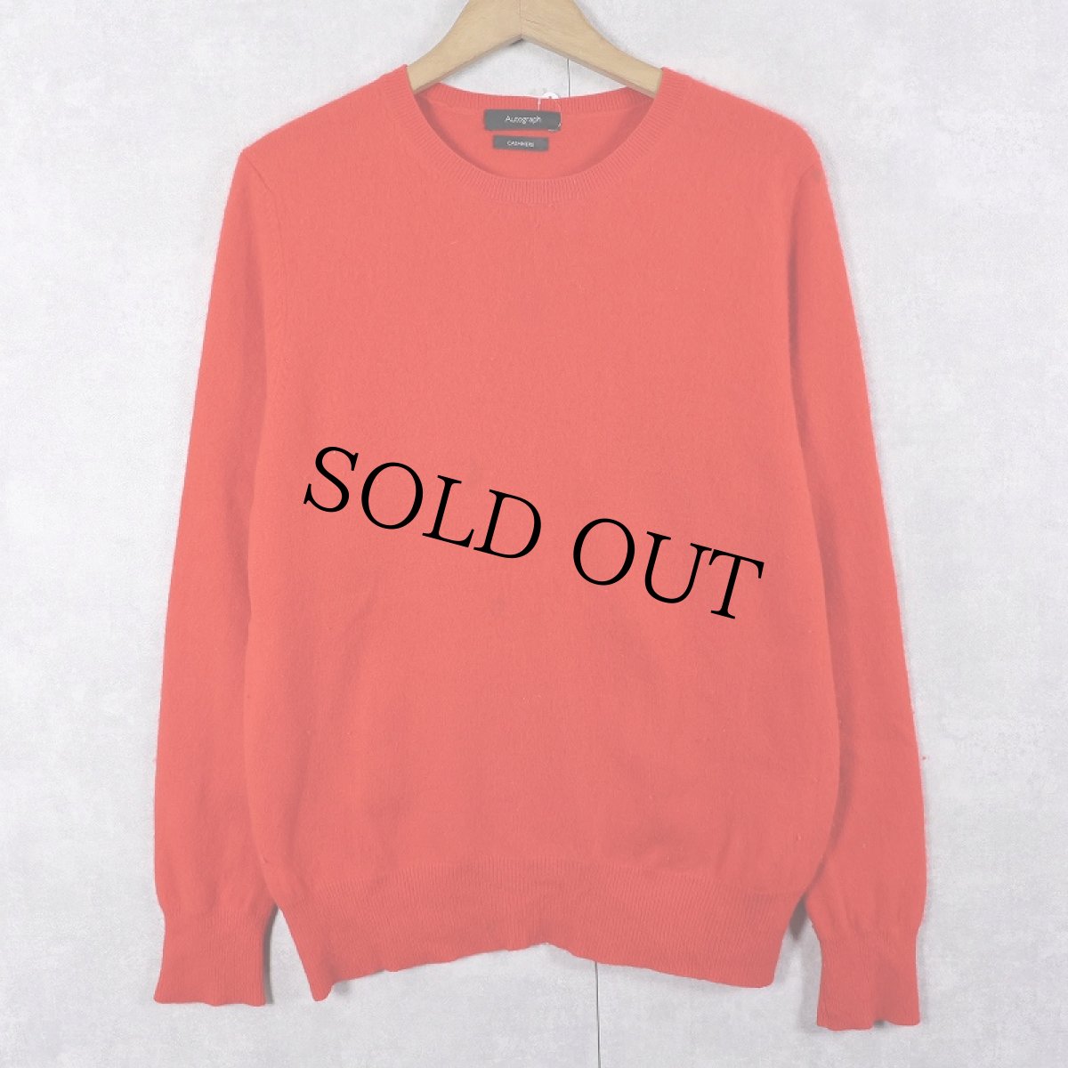画像1: Autograph カシミアニットセーター SIZE 44 (1)