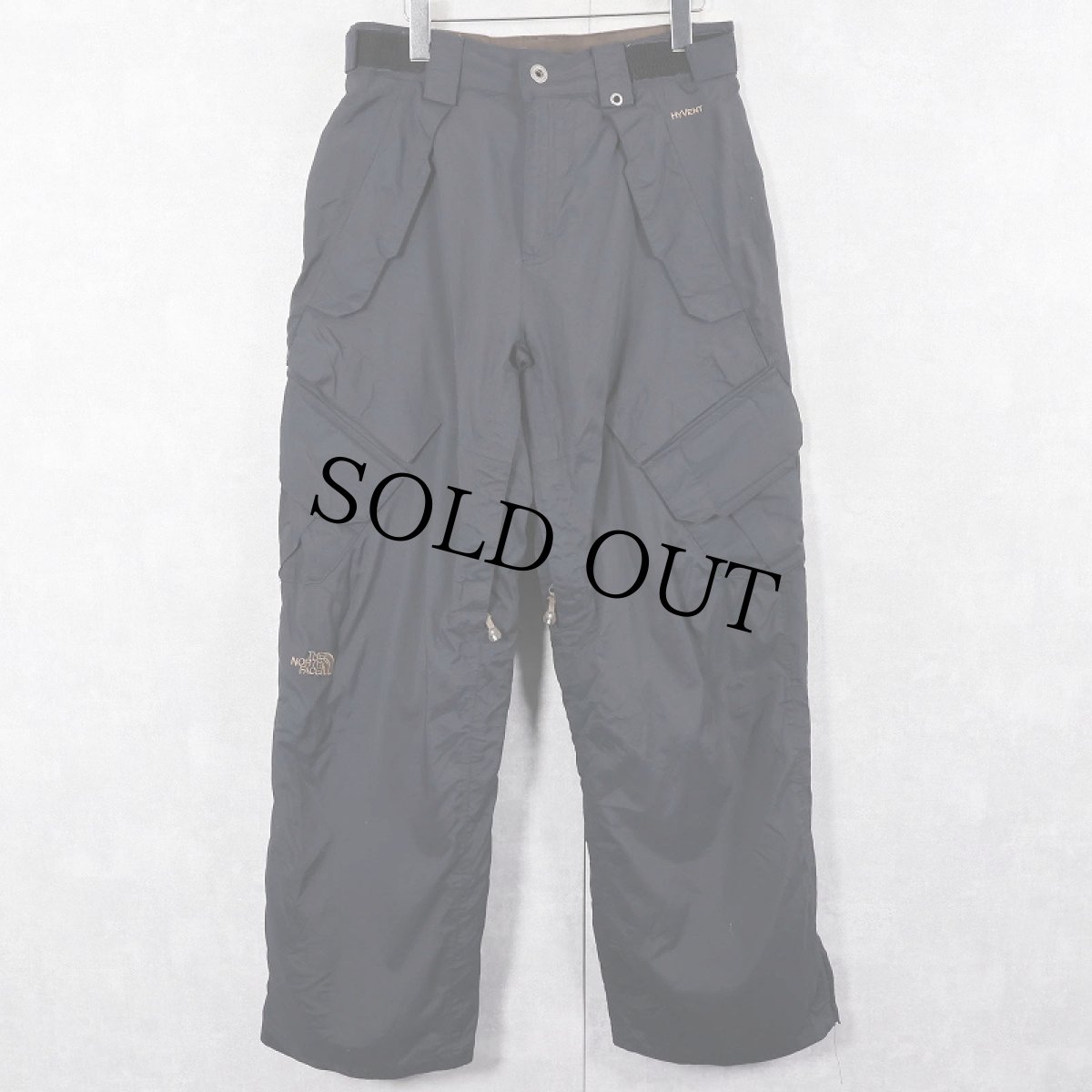 画像1: THE NORTH FACE "HYVENT" ナイロンカーゴパンツ BLACK S (1)