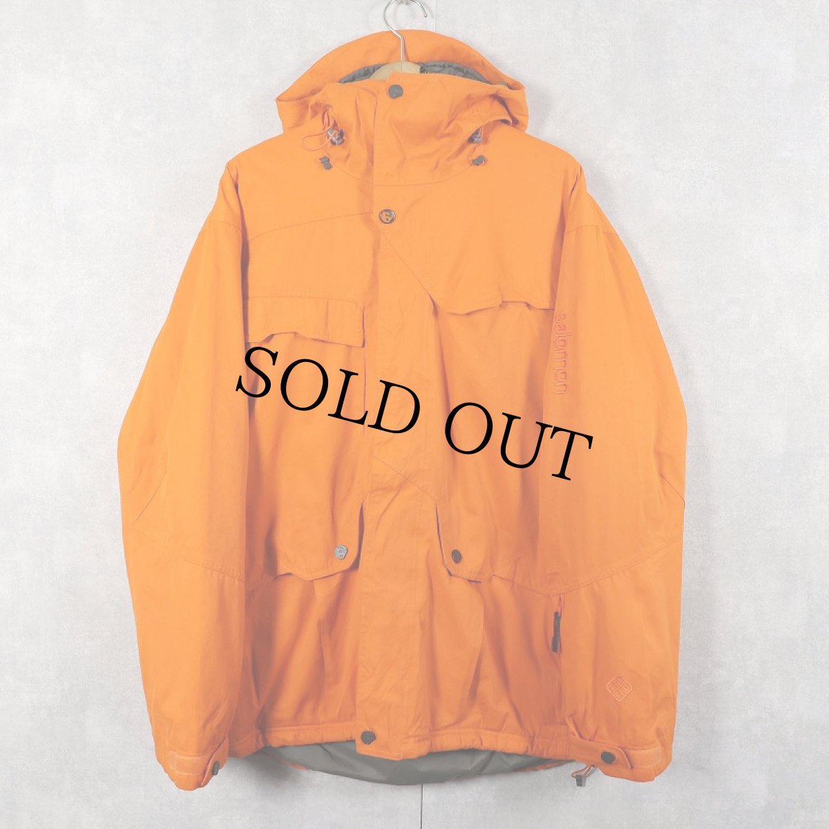 画像1: SALOMON 中綿入り ナイロンマウンテンパーカー L (1)