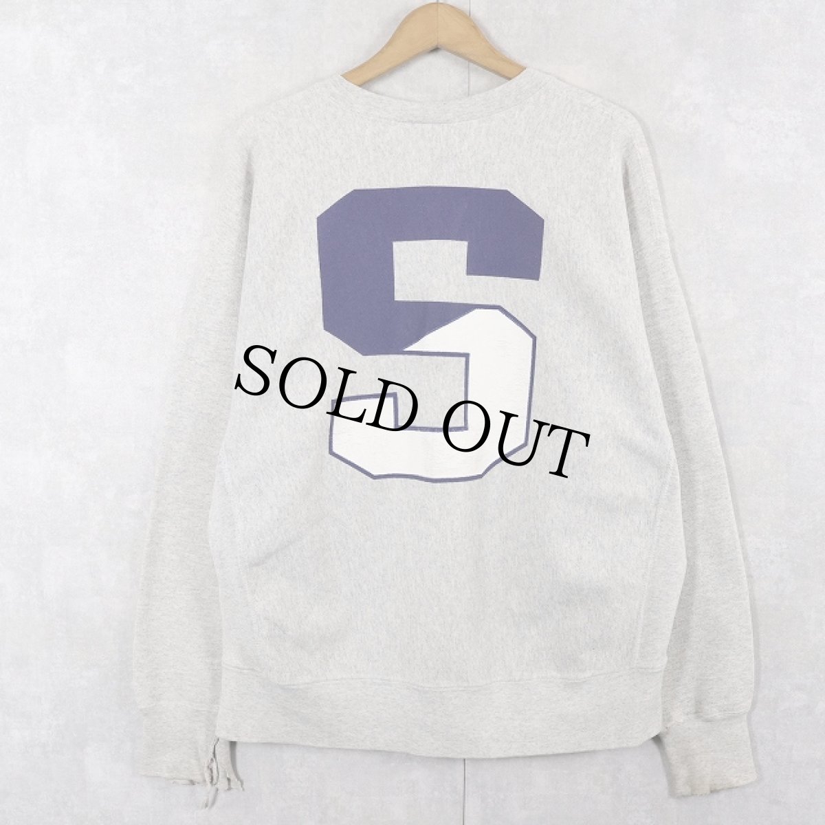 画像1: 90's Lee REVERSE WEAVE TYPE "SWAMPSCOTT" プリントスウェット XL (1)