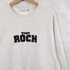 画像1: 90's Lee USA製 REVERSE WEAVE TYPE "THE ROCK" 刺繍スウェット XL (1)