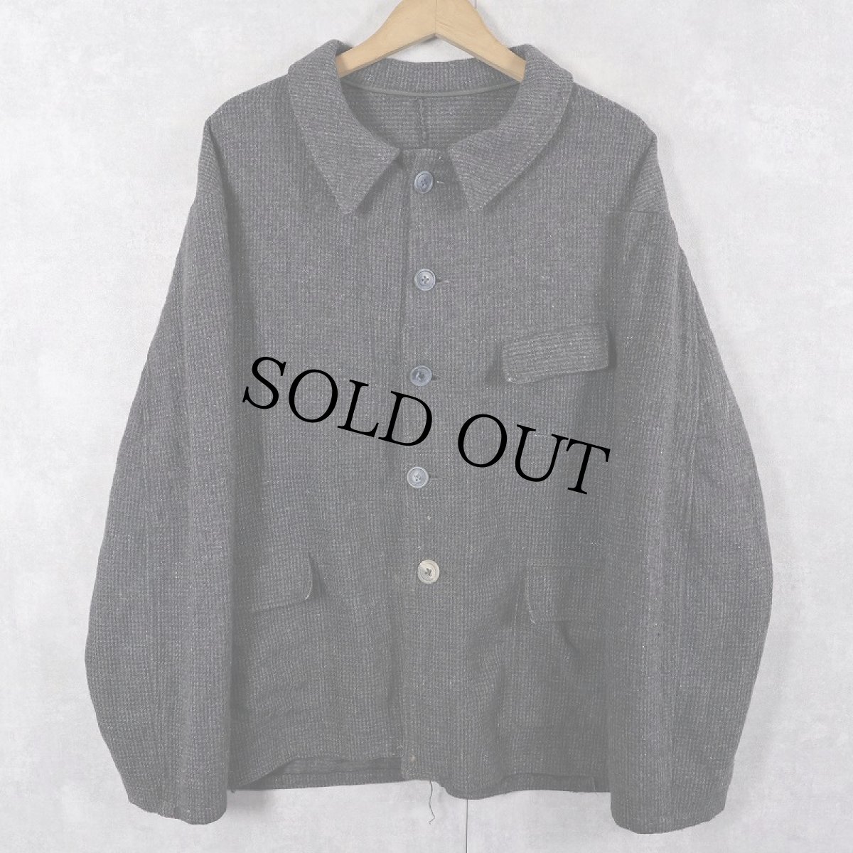 画像1: 50's EURO FRANCE製 ファーマーズジャケット (1)