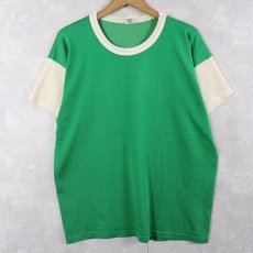 画像1: 60〜70's MASON USA製 フットボールTシャツ SIZE42-44 (1)
