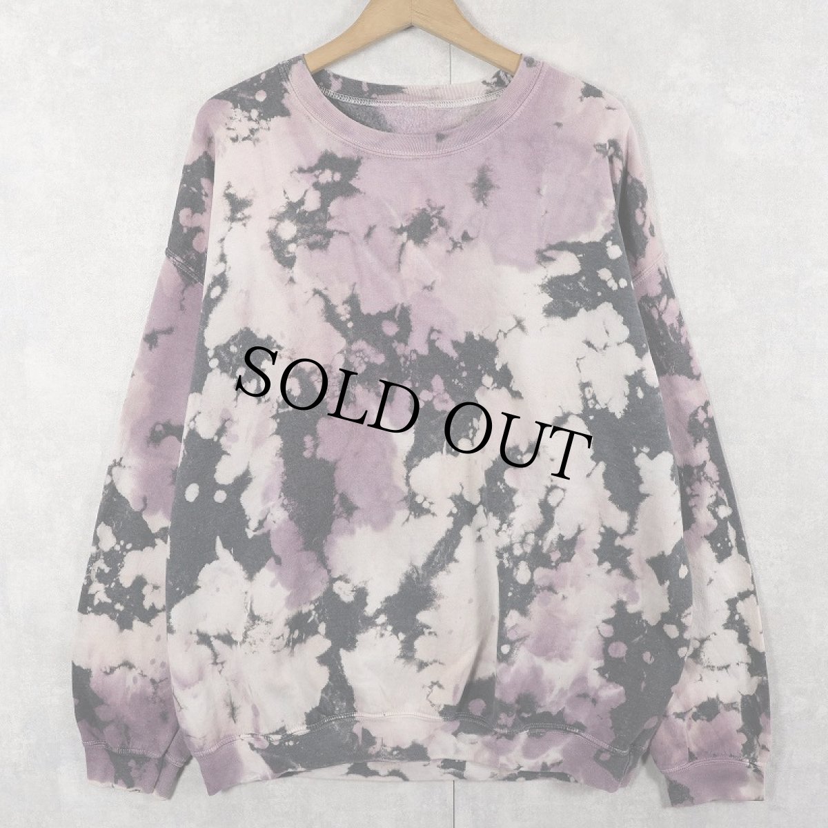 画像1: ブリーチ加工 スウェット (1)