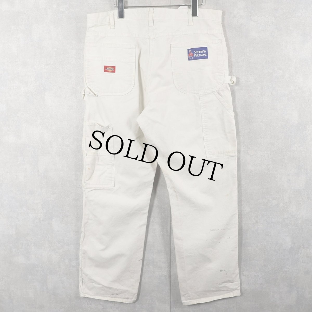 画像1: Dickies × SHERWIN WILLIAMS ペンキペイント ペインターパンツ W37 (1)