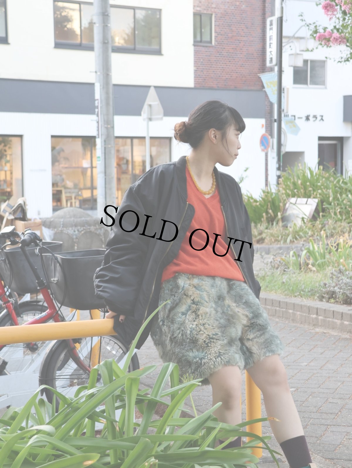 画像1: MONOPRIX homme ITALY製 Vネック カシミアニットセーター L (1)