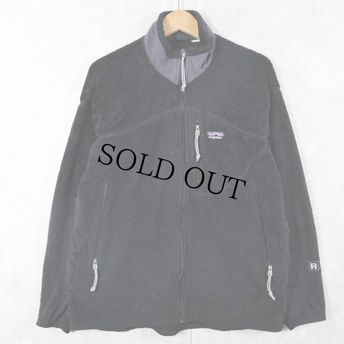 画像1: 2000's Patagonia USA製 Rシリーズ R2 "POLARTEC" フリースジップジャケット BLACK L (1)