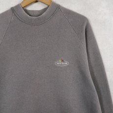 画像1: FRUIT OF THE LOOM ロゴプリントラグランスウェット XL (1)