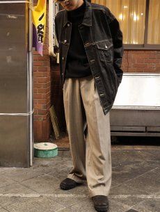 画像1: SOPRANO DISEGNO COLLEZIONE ストライプ柄 2タックスラックス W33 (1)