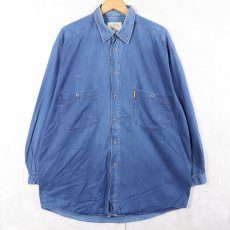 画像1: 90's〜 ARMANI JEANS シャツ L (1)