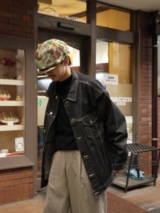 画像1: Sean John ブラックデニムジャケット M (1)