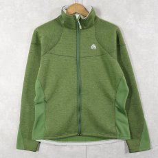 画像1: NIKE ACG ロゴ刺繍 ポリエステル×アクリルジップジャケット M (1)