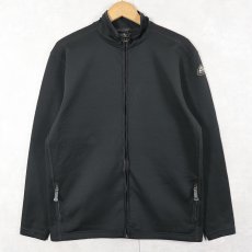 画像1: NIKE ACG "sphere" ロゴ刺繍 ポリエステル×ポリウレタンジップジャケット BLACK M (1)