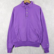 画像1: Champion REVERSE WEAVE 目無し ハーフスナップスウェット M (1)