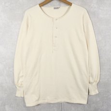 画像1: 40〜50's NABHOLZ 裏パイル コットンアンダーシャツ SIZE7 (1)