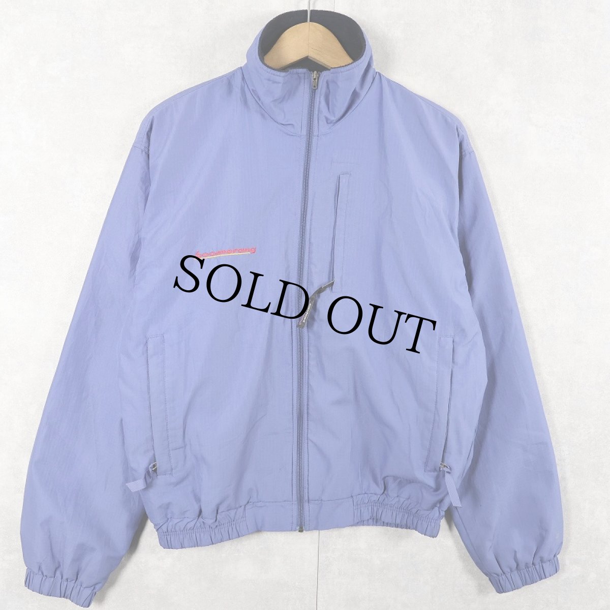 画像1: 90's Patagonia "Boomerang" ロゴ刺繍 ナイロンジャケット S (1)