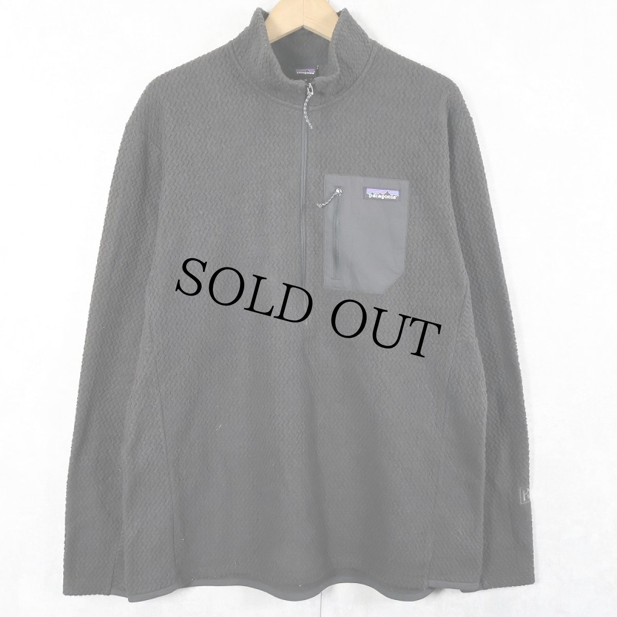画像1: 2022AW Patagonia Rシリーズ R1 "POLARTEC" エアジップネック BLACK XL (1)